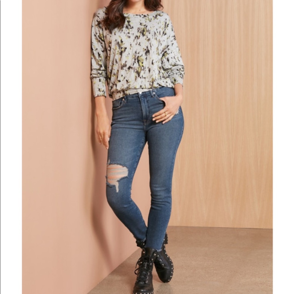 Peyton Jensen Gemma Abstract Pullover